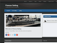 Tablet Screenshot of finessesailing.com
